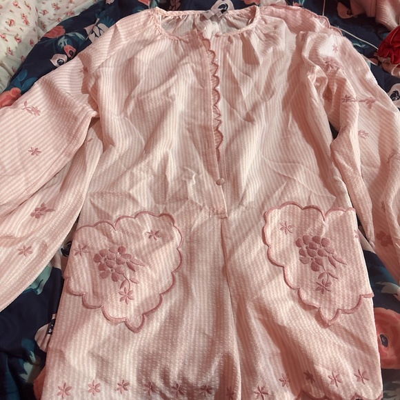 Pink romper pajamas - Picture 1 of 2